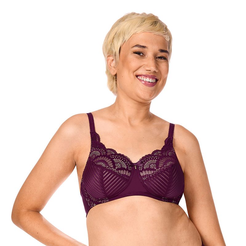 Amoena Mastectomy Bra: Karolina Padded Wireless, Women's, Size: 44 C, Dark Pink Sand