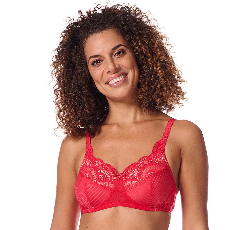 Amoena Mastectomy Bra: Karolina Padded Wireless, Women's, Size: 36 AA, Pink Sand