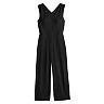 Juniors' Speechless Cross Band Back Jumpsuit with Pockets