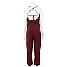 Juniors' Speechless Tie Back Jumpsuit with Pockets