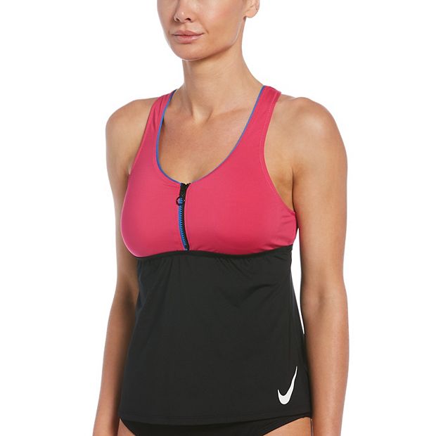 Nike colorblock sales racerback bikini top