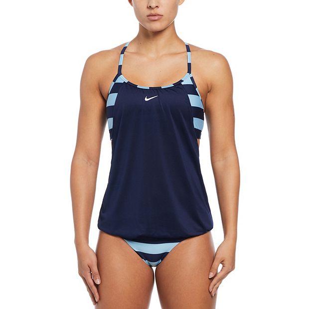Nike Women's Water Dots V-Neck Tankini Top at