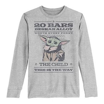 Boys 8-20 Star Wars Most Wanted Poster Long Sleeve Graphic Tee