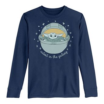 Boys 8-20 Star Wars: The Mandalorian The Child Cutest In The Galaxy Long Sleeve Graphic Tee