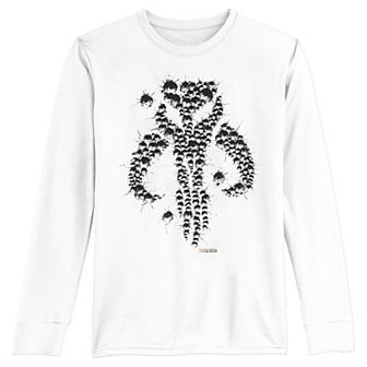 Boys 8-20 Star Wars The Mandalorian Mythosaur Bullet Hole Long Sleeve Graphic Tee