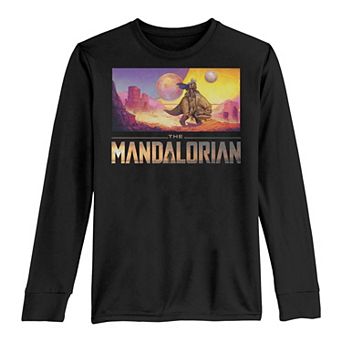 Boys 8-20 Star Wars The Mandalorian Dreamscape Journey Long Sleeve Graphic Tee