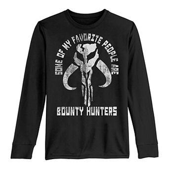 Boys 8-20 Star Wars The Mandalorian Some Of My Favorite People Long Sleeve Graphic Tee