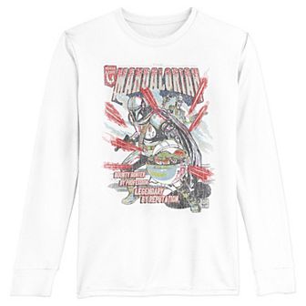 Boys 8-20 Star Wars Mondo Mando Long Sleeve Graphic Tee
