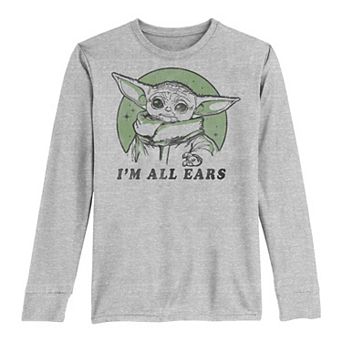 Boys 8-20 Star Wars All Ears Child Portrait Long Sleeve Graphic Tee