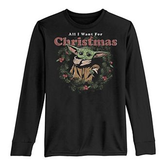 Boys 8-20 Star Wars All I Want Christmas Long Sleeve Graphic Tee