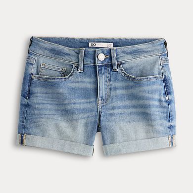 Juniors' SO® Regular Rise Midi Shorts