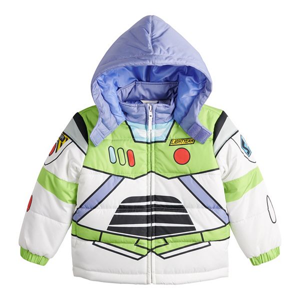 Disney Toy Story Buzz Lightyear Toddler Boy Puffer Jacket