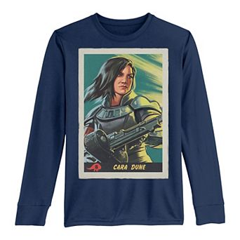 Boys 8-20 Star Wars: The Mandalorian Cara Dune Poster Long Sleeve Graphic Tee