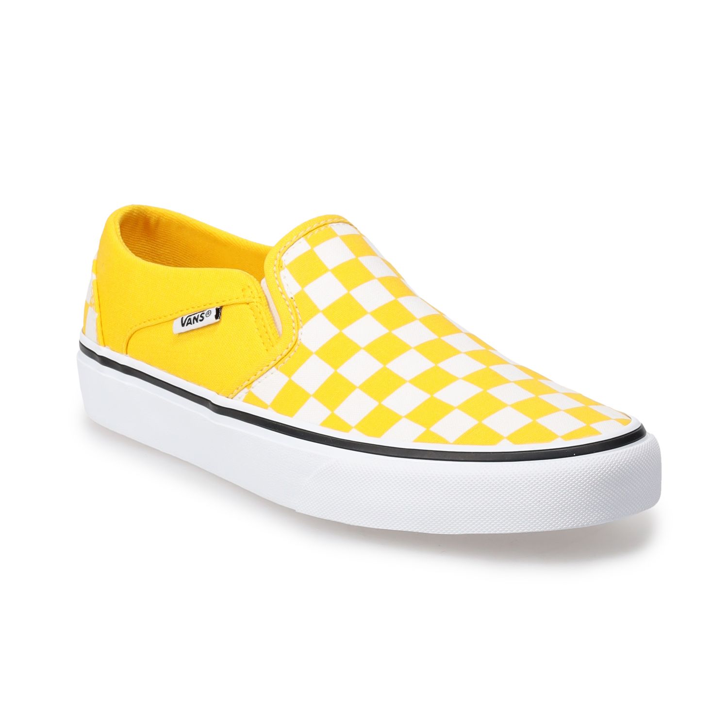 yellow womens vans shoes