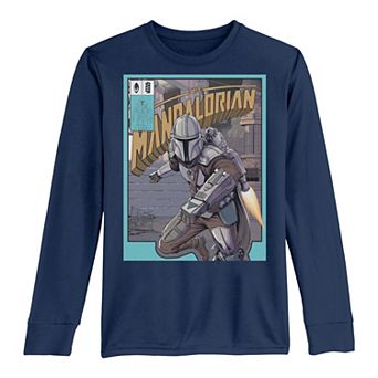 Boys 8-20 Star Wars: The Mandalorian Flight Poster Long Sleeve Graphic Tee