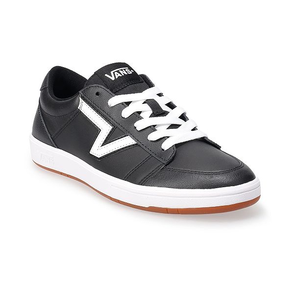 Leather vans outlet womens