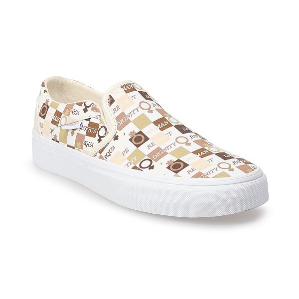 White vans slip deals ons kohls