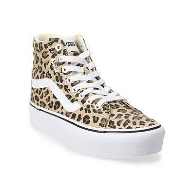 Cheetah vans high tops on sale