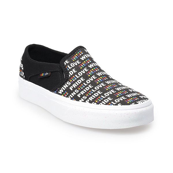 Vans Asher Pride Women s Slip On Shoes