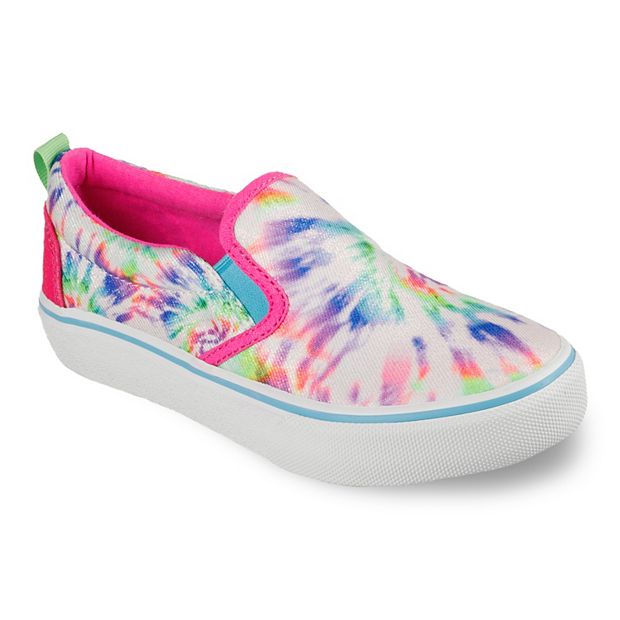 Skechers tie dye outlet slip ons