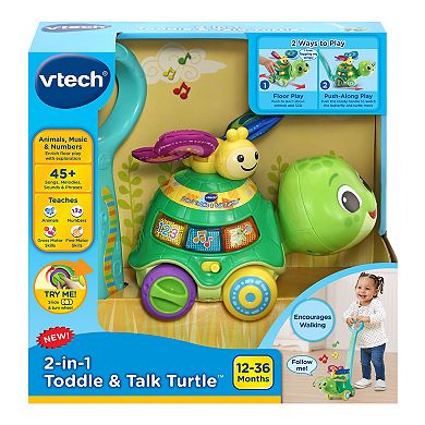 VTech 2-in-1 Toddle & Talk Turtle Toy
