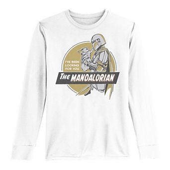 Boys 8-20 Star Wars The Mandalorian Looking for The Child Tee