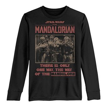 Boys 8-20 Star Wars The Mandalorian Group Shot "Way Of The Mandalore" Tee