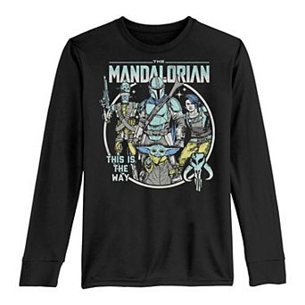 Boys 8-20 Star Wars The Mandalorian Crew Pop Art Tee