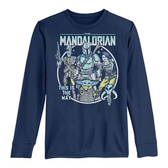 Boys 8-20 Star Wars The Mandalorian Crew Pop Art Tee