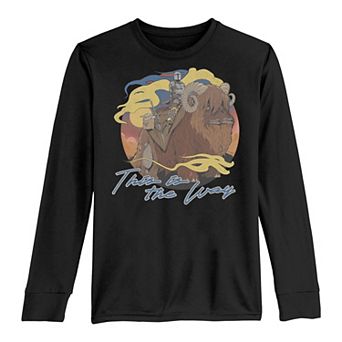 Boys 8-20 Star Wars The Mandalorian Bantha "This Is The Way" Tee