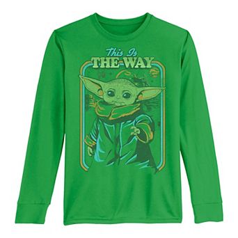 Boys 8-20 Star Wars The Mandalorian The Child AKA Baby Yoda "This Is The Way" Tee