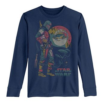 Boys 8-20 Star Wars The Mandalorian Dark Portrait Tee