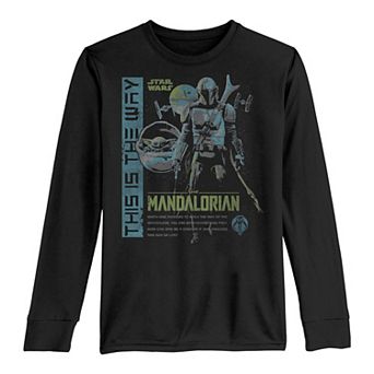 Boys 8-20 Star Wars The Mandalorian "This Is The Way" Collage Tee