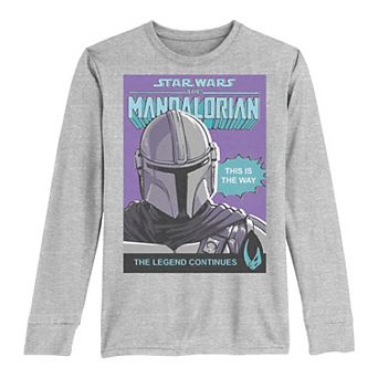 Boys 8-20 Star Wars The Mandalorian "This Is The Way" Poster Tee