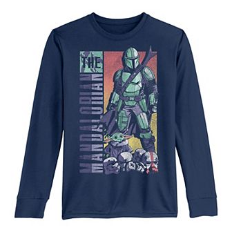 Boys 8-20 Star Wars The Mandalorian & The Child AKA Baby Yoda Comic Cover Pop Tee