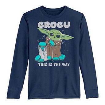 Boys 8-20 Star Wars The Mandalorian Grogu "This Is The Way" The Child AKA Baby Yoda Tee