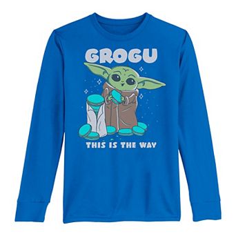 Boys 8-20 Star Wars The Mandalorian Grogu "This Is The Way" The Child AKA Baby Yoda Tee
