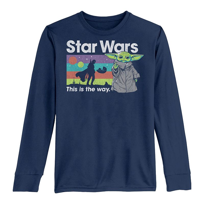 Outerstuff Youth Navy Milwaukee Brewers Star Wars This Is The Way T-Shirt Size: Extra Large