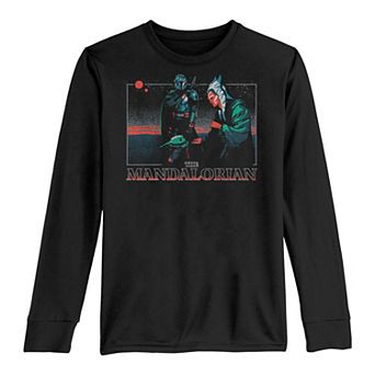 Boys 8-20 Star Wars The Mandalorian Group Shot Searching For You Tee