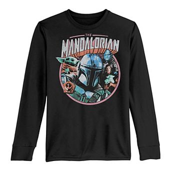 Boys 8-20 Star Wars The Mandalorian Group Shot Pop Tee