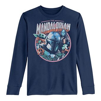 Boys 8-20 Star Wars The Mandalorian Group Shot Pop Tee
