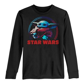 Boys 8-20 Star Wars The Mandalorian The Child AKA Baby Yoda Stolen Cookie Portrait Tee