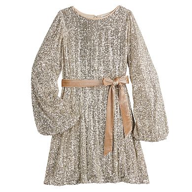 Juniors' Rewind Sequin Dress