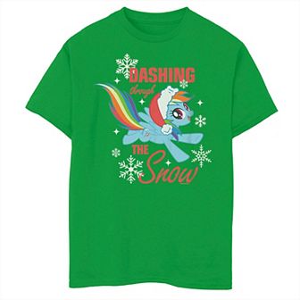 Boys 8-20 My Little Pony "Dashing Through The Snow" Tee