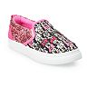Disney's Minnie Mouse Girls' Glitter Slip-On Shoes