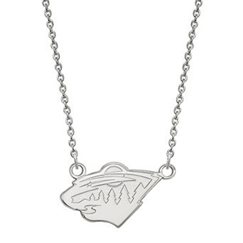 LogoArt 10k Gold Minnesota Wild Small Logo Necklace