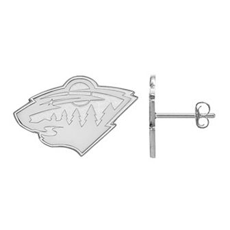 LogoArt 10k Gold Minnesota Wild Small Stud Earrings