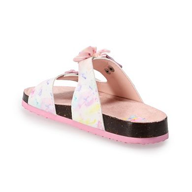 JoJo Siwa Girls' Watercolor Slide Sandals