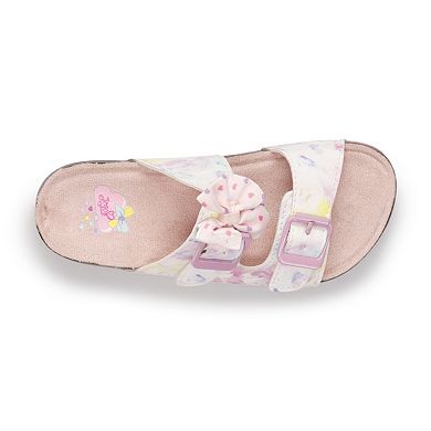 JoJo Siwa Girls' Watercolor Slide Sandals