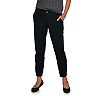 Women's Sonoma Goods For Life® Elastic-Waist Zipper-Hem Utility Jogger Pants